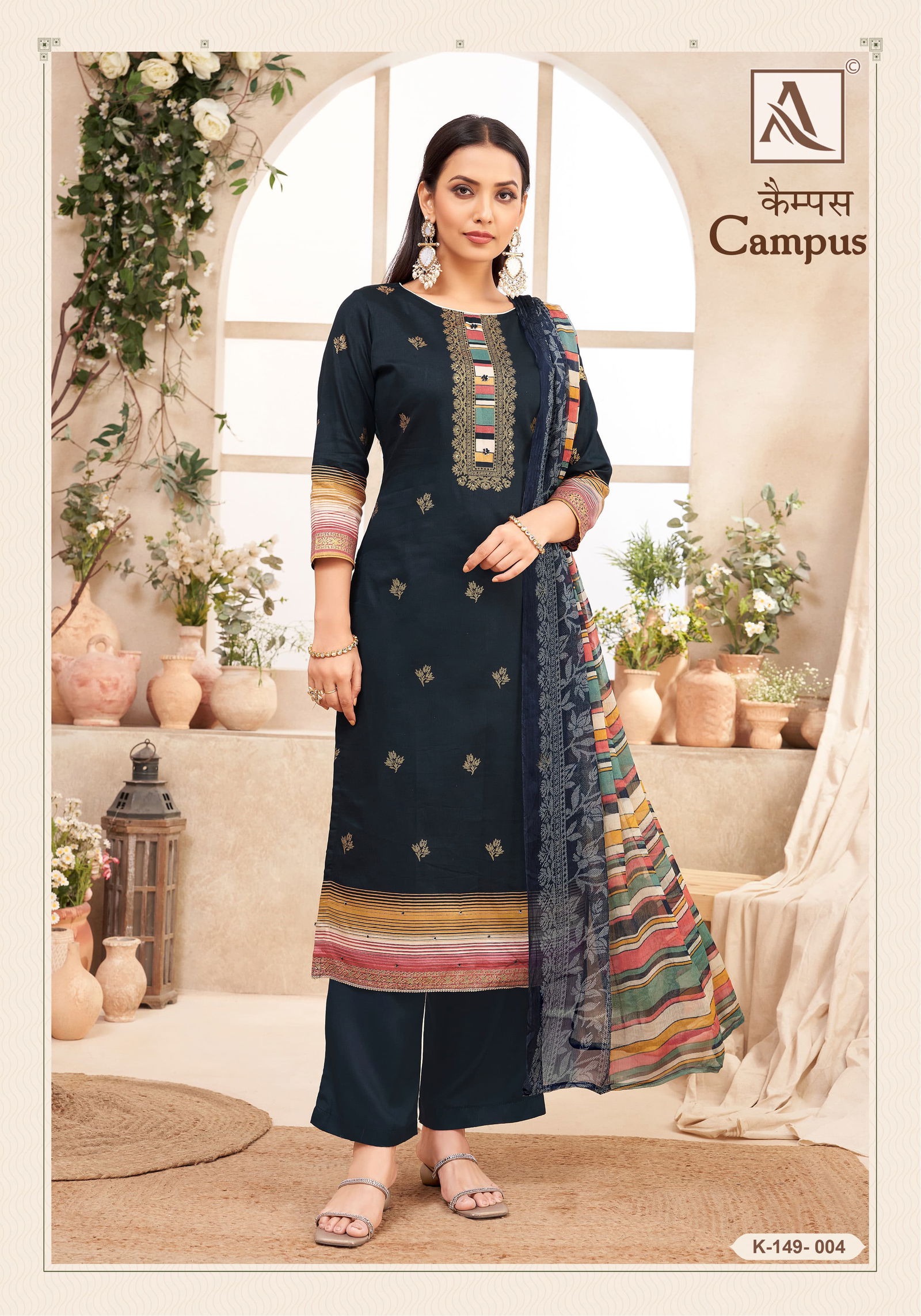 Campus By Alok Siuit Printed Designer Dress Material Wholesale Shop In Surat